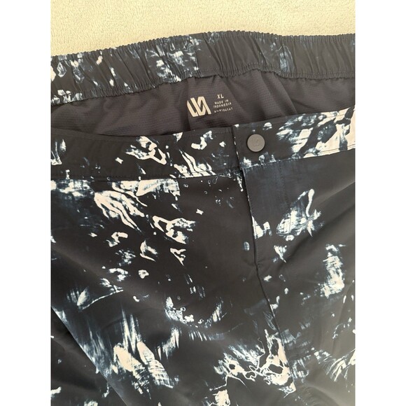 Mens VRST 5" Resort Shorts Slim Fit Lined Print Indigo Craft XL Nwt - Picture 3 of 6